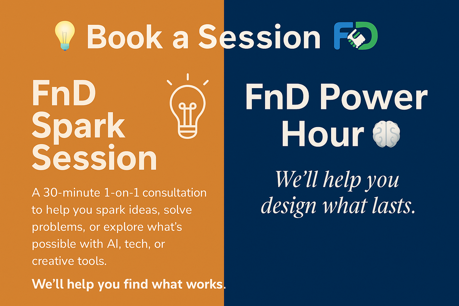 💡 Book a Session 🧠